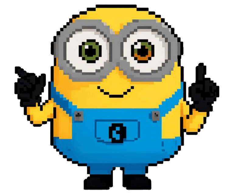 Mascotte Minion animée